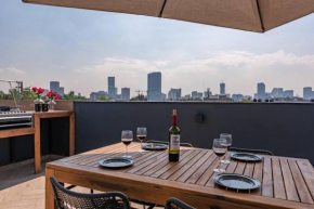 Espectacular departamento con terraza en CDMX
